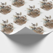 Mooie Setter met fazanten , Kunst Cadeaupapier (Hoek)