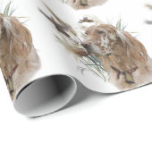 Mooie Setter met fazanten , Kunst Cadeaupapier (Rol Hoek)
