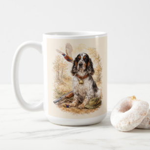 Mooie Setter met Fazanten, Kunst Koffiemok