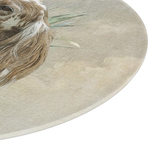 Mooie Setter met fazanten , Kunst Snijplank (Hoek)