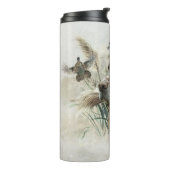 Mooie Setter met fazanten , Kunst Thermosbeker (Gedraaid links)