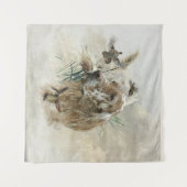 Mooie Setter met fazanten , Kunst Wandkleed (Voorkant (horizontaal))