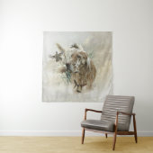 Mooie Setter met fazanten , Kunst Wandkleed (In situ)
