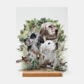 Mooie Setters Acryl Bord (Voorkant)