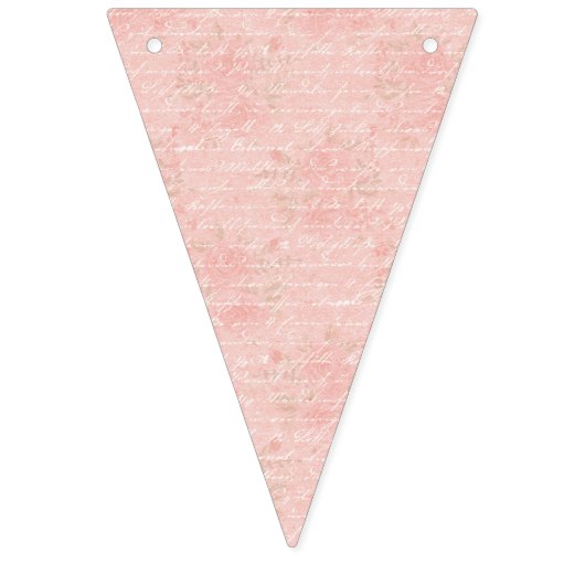 Mooie Shabby Chic Country Party Vlaggetjes (Eerste vlag)