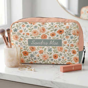 Mooie Shabby Chic Franse Bloem toilettas Toilettasje