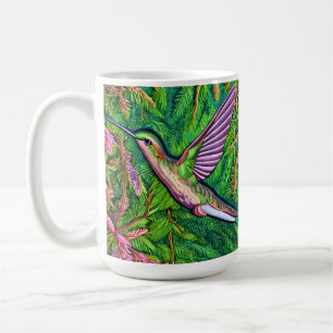 Mooie Shabby Chic Little Hummingbird. Koffiemok