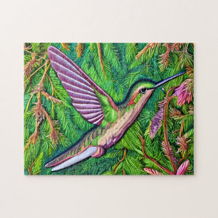 Mooie Shabby Chic Little Hummingbird. Legpuzzel