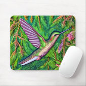 Mooie Shabby Chic Little Hummingbird. Muismat (Met muis)