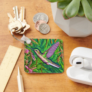 Mooie Shabby Chic Little Hummingbird. Sleutelhanger