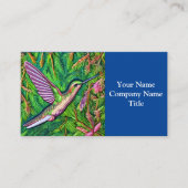Mooie Shabby Chic Little Hummingbird. Visitekaartje (Voorkant)