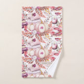 Mooie Shabby Chick Herfst Patroon Bad Handdoek (Handdoek)