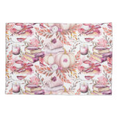 Mooie Shabby Chick Herfst Patroon Kussensloop (Achterkant)