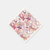 Mooie Shabby Chick Herfst Patroon Servet (Hoek)