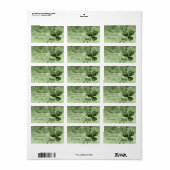 Mooie Shamrocks Etiket (Full Sheet)