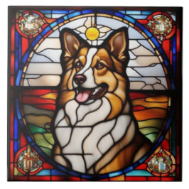Mooie Sheltie decoratieve keramische tegel Tegeltje