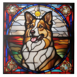 Mooie Sheltie decoratieve keramische tegel Tegeltje