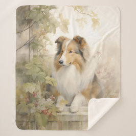 Mooie Sheltie Sherpa Deken