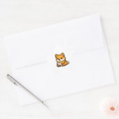 Mooie Shiba Inu Coffee Star Sticker (Envelop)