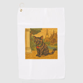 Mooie Siam Cat Golf handdoek