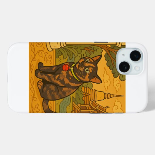 Mooie Siam Cat iPhone hoesje (Achterkant (horizontaal))