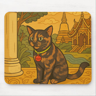 Mooie Siam Cat Mousepad Muismat