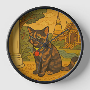 Mooie Siam Kattenklok