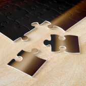 Mooie Siamese Kat door Raam Kerstmis Dier Legpuzzel (Zijkant)