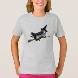 Mooie Siamese Kat Halloween T-Shirt voor Kinderen