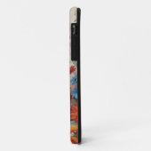 Mooie siamese kat in bloemen Case-Mate iPhone case (Achterkant/links)