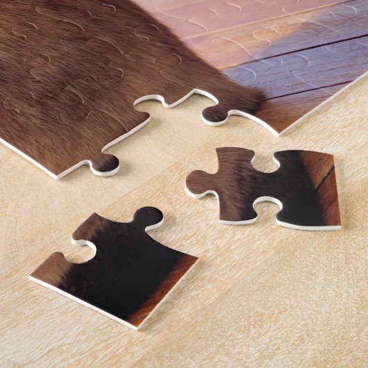 Mooie Siamese kat met blauwe ogen Legpuzzel (Zijkant)