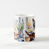 Mooie Siamese Kat Pet Ras Elegante Art Feline Koffiemok (Center)