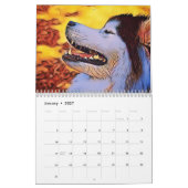 Mooie Siberian Husky 2020-kunstwandkalender Kalender (Jan 2027)