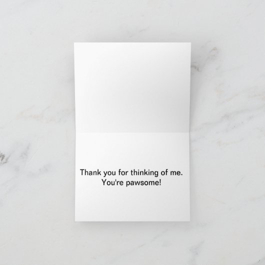 Mooie Siberische Huskies in de sneeuw Bedankkaart (Binnen)