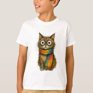 Mooie Sinaasappel Tabby Kat Grafische Baby Romper 