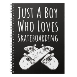 Mooie skateboardcadeaus voor jongens kinderen notitieboek