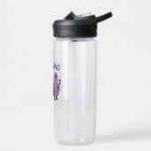 Mooie skelet grappige Halloween yogagroep Waterfles (Links)
