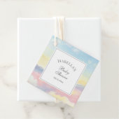 Mooie Sky and Clouds Baby shower Dank u Bedankjes Labels (In situ)