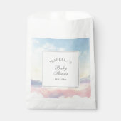 Mooie Sky and Clouds Cloud Nine Baby shower Bedankzakje (Voorkant)