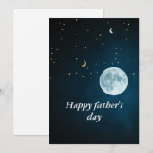 Mooie sky Happy vaderdag Feestdagenkaart (Voorkant / Achterkant)