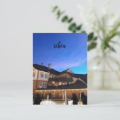 Mooie Sky Sibiu Feestdagenkaart (Staand voorkant)