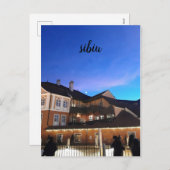 Mooie Sky Sibiu Feestdagenkaart (Voorkant / Achterkant)