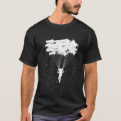 Mooie Skydiver Mooie Skydiving Gezegde T-shirt (Voorkant)