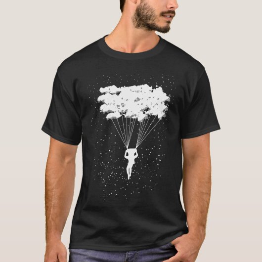 Mooie Skydiver Mooie Skydiving Gezegde T-shirt (Voorkant)