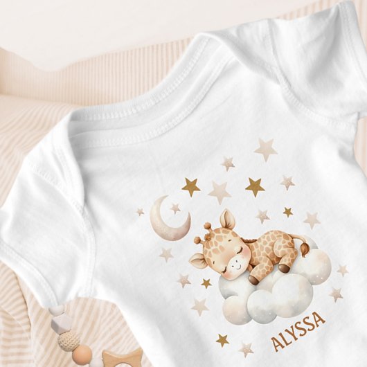 Mooie Slaande Giraffe T-Shirt