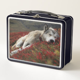 Mooie slaapkamer met metalen tas