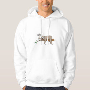 Mooie Slaapslak T-shirt Grappige Lui Moe Nappi