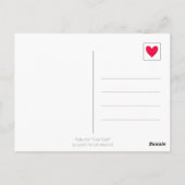 Mooie Slak Regenboog Hart Dank Je | Briefkaart (Achterkant)