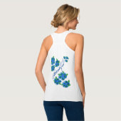 Mooie, slapeloze raceback-top tanktop (Volledige Achterkant)