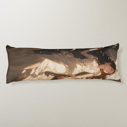 Mooie slapende bruid anime lichaamskussen (Achterkant)